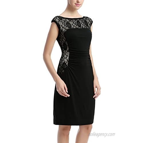 phistic Women's Lace Sheath Dress (Regular & Plus Size)