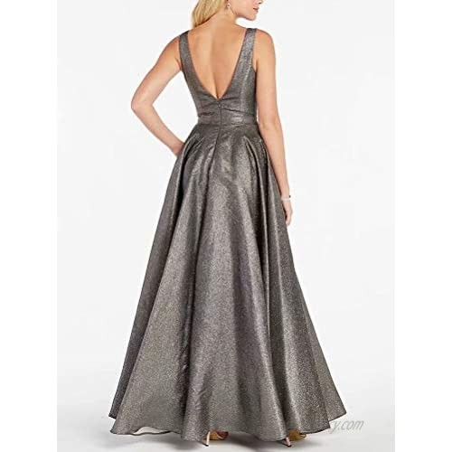 Runacelle Women's Prom Dresses Long Glittery Satin Evening Gowns Formal Party Dresses