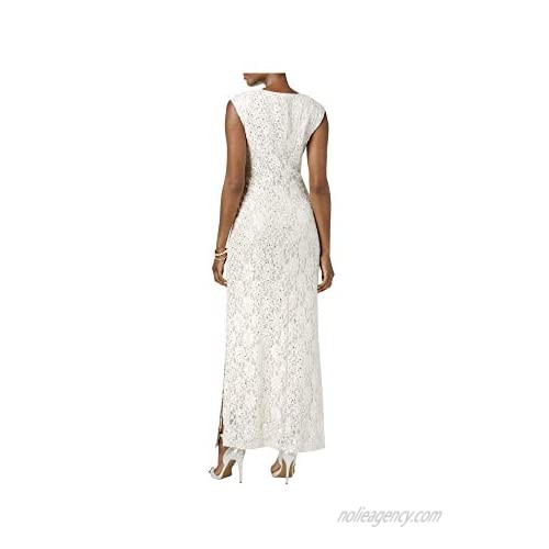Connected Women's Sequined Lace Gown