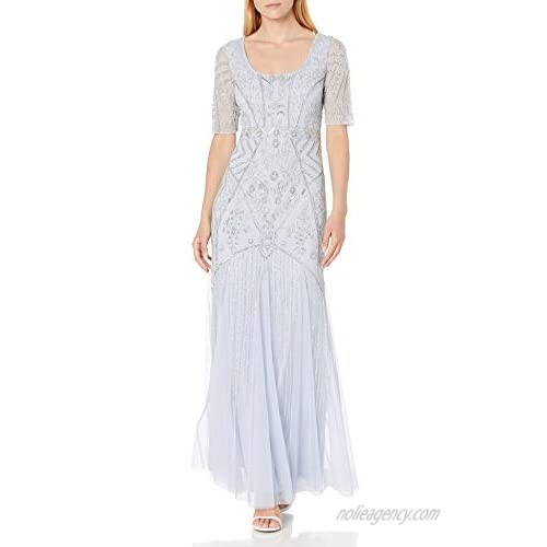 Hailey by Adrianna Papell Women's Beaded Gown