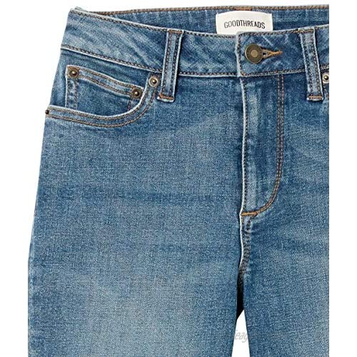 Brand - Goodthreads Women's Mid-Rise Crop Straight Jeans