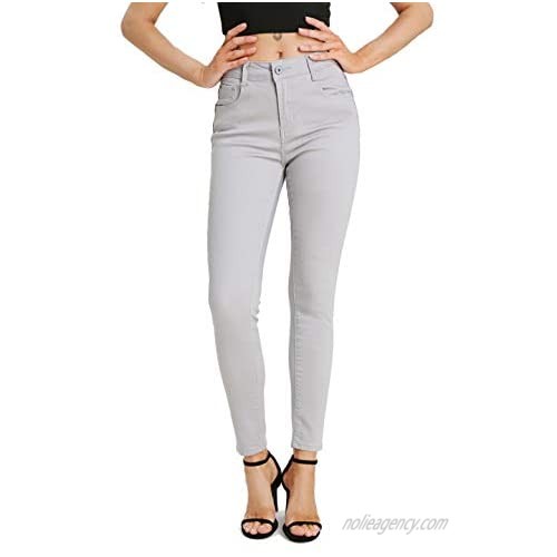 CenFeng Women's Ripped Destroyed Jeans Stretch Skinny Denim Pants