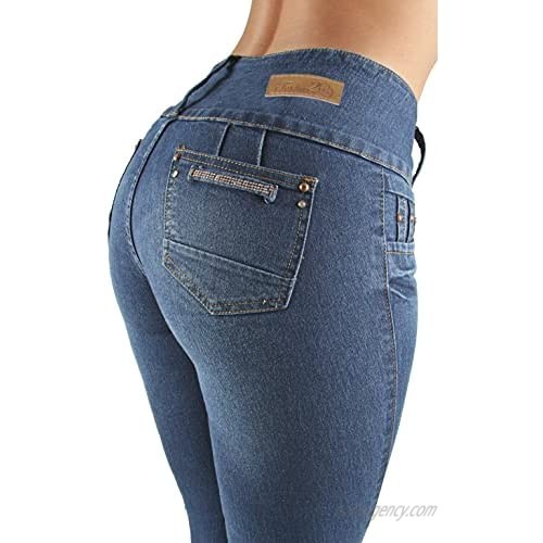 Colombian Design  High Waist  Butt Lift  Plus/Junior Size Skinny Jeans