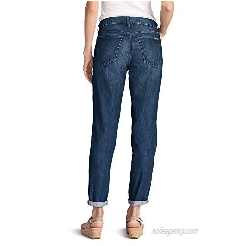 Eddie Bauer Women's Boyfriend Jeans - Slim Leg Heritage Wash Regular 6