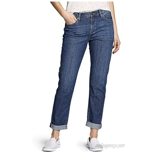 Eddie Bauer Women's Boyfriend Jeans - Slim Leg  Heritage Wash Regular 6