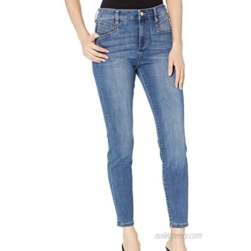 Liverpool Women's Abby High-Rise Ankle Skinny w/Slant Pockets in Eco-Friendly Denim in Laine