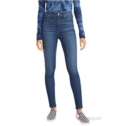 Madewell 11" High-Rise Skinny Jeans in Larkwood Wash