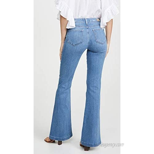 PAIGE Women's Genevieve Flare Jeans with Wide Hem