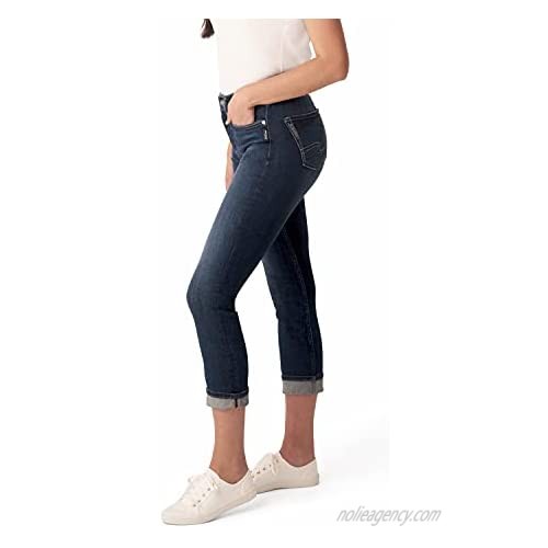 Silver Jeans Co. Women's Avery High Rise Straight Crop Jeans