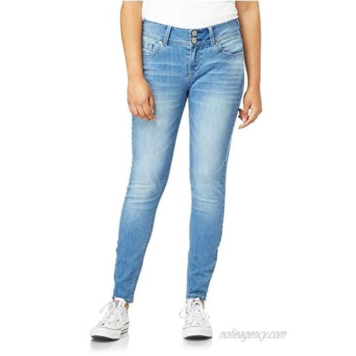 WallFlower Women's Juniors Stretch Luscious Curvy Skinny Jeans