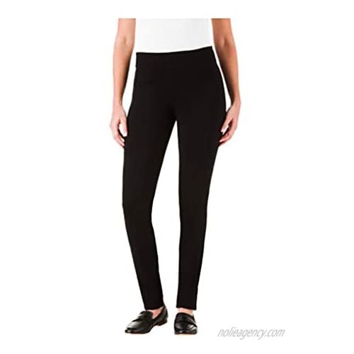 Hilary Radley Women's Narrow Leg Stretch Pull-on Slim Fit Ponte Pant