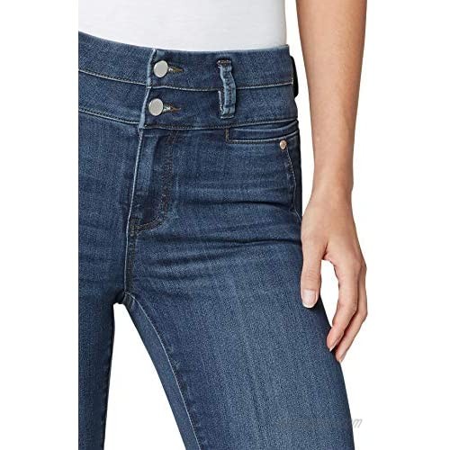 Liverpool Women's High Rise Double Waistband Ankle Skinny Fray Hem
