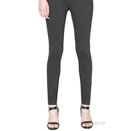 Matty M Ladies' Slub Ponte Pant (Variety Color & Size) (M  CHARCOAL)
