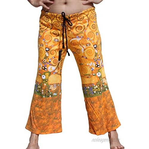 RaanPahMuang 3/4 Length Pull String Pants Gustav Klimt Tree of Life