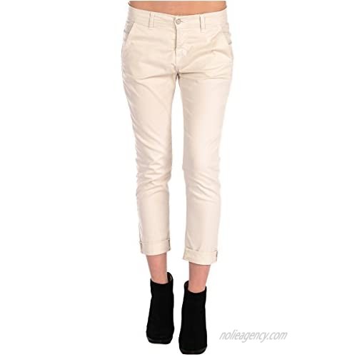 SIWY Women's Fiona Slouchy Cropped Chino Pant in Sand Dune