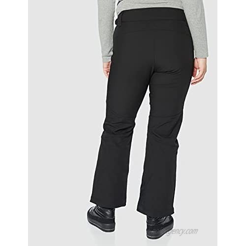 Ulla Popken Women's Plus Size Fleece Lined Softshell Ski Pants Black 14 669982 10