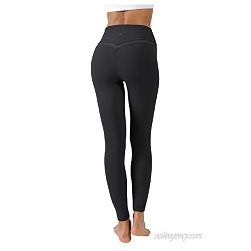 Bootyful High Waist Booty Leggings - Squat Proof Butt Lifting Push Up Leggings with Shiny Cire V Back