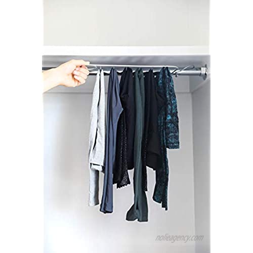Jokari 6 in 1 Non Slip Space Saving Hanger for Leggings Pants Scarves and More. Maximize Storage and Hang Six Pairs of Slacks Jeans and Workout or Yoga Pants of Any Material Without Slipping Off.