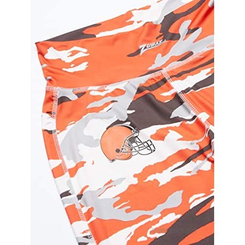 NFL Cleveland Browns Women's Camo Leggings Brown/Red/White X-Small