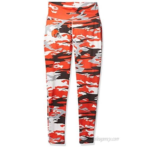 NFL Cleveland Browns Women's Camo Leggings  Brown/Red/White  X-Small