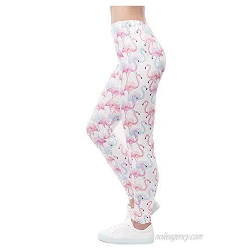 Unicorn Printed Workout Leggings for Women- Girls Yoga Sport Leggings Pants