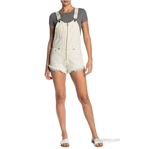 Free People Womens Sunkissed Shortall  Off White  8