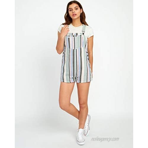 RVCA womens Townhouse Overall Romper