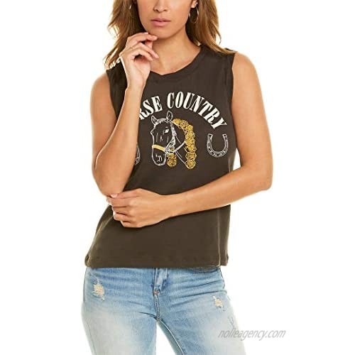 CHASER Horse Country Seamed Back Muscle Tank