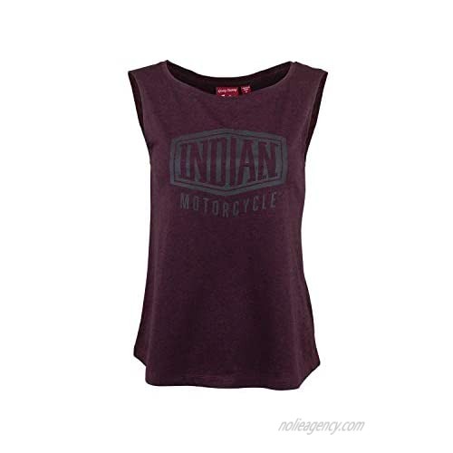 Indian Motorcycle Women's Muscle Tank Top with Shield Logo  Port