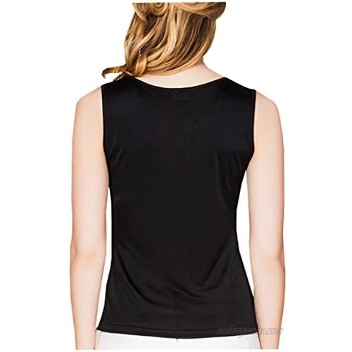 METWAY Women's Shirts Classic Silk Sleeveless Tank Tops