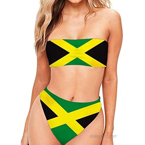 FANCOSAN Sexy Womens Bikini Summer Beach Swimwear Jamaica Flag Printing