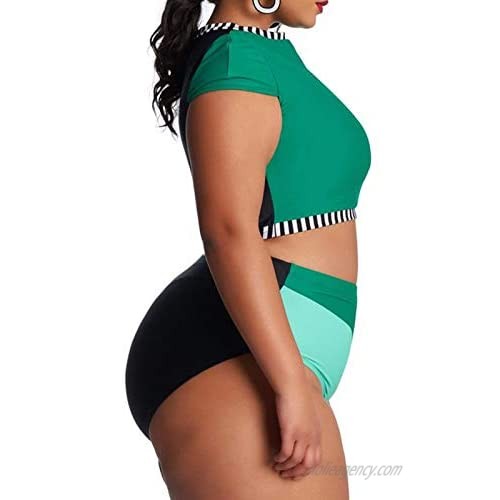 MAYW 2021 Womens Tummy Control High Waist Swimming Suit Push Up Padded for Women