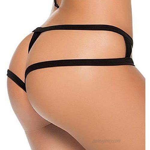 Women Lingerie Bandage Underwear G-String Thongs Elastic Bikini Underpants Sleepwear by Lowprofile