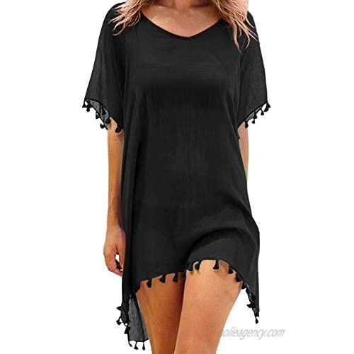 sexycherry Women's Swimsuit Cover ups Summer Bathing Suit Beach Coverups for Women Beach Casual Dresses