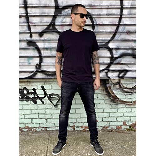 Almost Human Fitted Premium Soft Supima Cotton T-Shirt Made in The USA