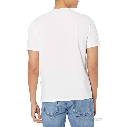 AX Armani Exchange Men's Falling Large A|x Logo Jersey Cotton T-Shirt