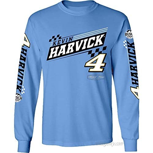 Classic Ink Kevin Harvick 2021 Long Sleeve Driver T-Shirt Blue