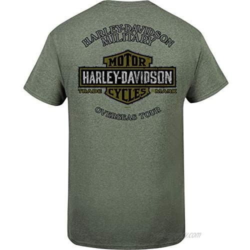 Harley-Davidson Military - Men's Military Green Graphic T-Shirt - Tour of Duty Pacific