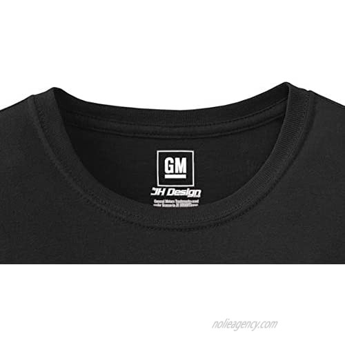 JH DESIGN GROUP Mens Chevy Corvette T-Shirt C2 Series Logo Black Crew Neck Shirt