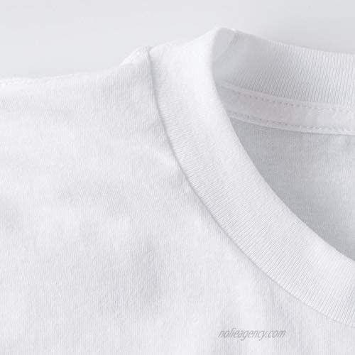 Men's Novelty Shirts Fashion Talking Heads Planes Graphic Printed Casual Short Sleeve T-Shirt Black