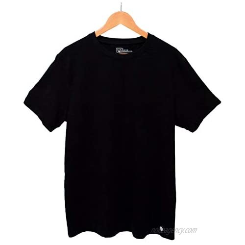 Mens Organic T Shirt Black | Fair Trade T-Shirt | GOTS Cotton  Eco Friendly  Plain Black Tee