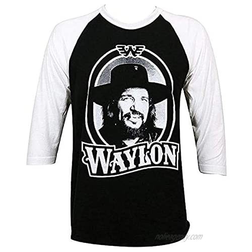 Waylon Jennings - Mens Tour 79 Raglan