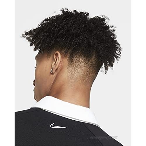 Nike Sportswear Swoosh Men's Rugby Shirt Long Sleeve Black/White Size L