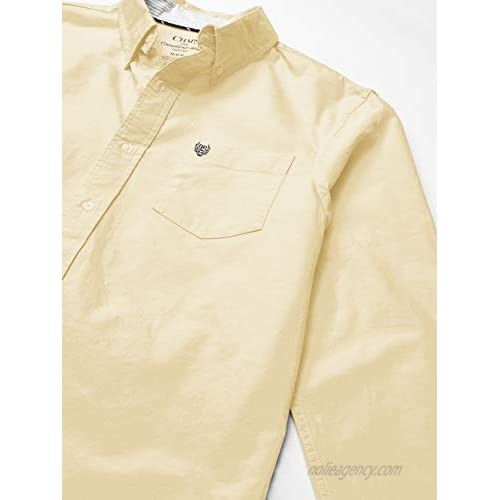 Chaps Men's Regular-fit Long Sleeve Performance Cotton Oxford Shirt