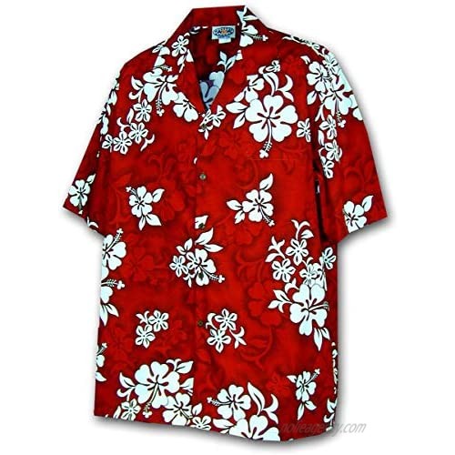 Pacific Legend Tropical Shirts White Hibiscus