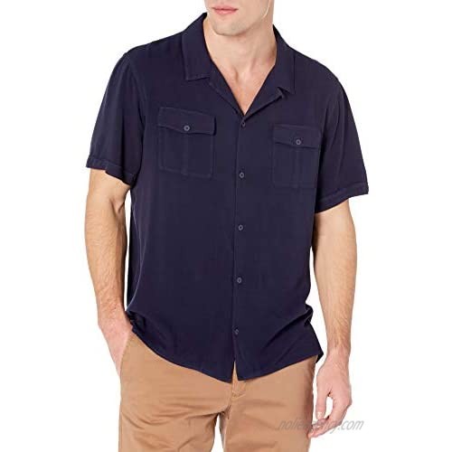 PAIGE Men's Brookside Short Sleeve Button Down Shirt