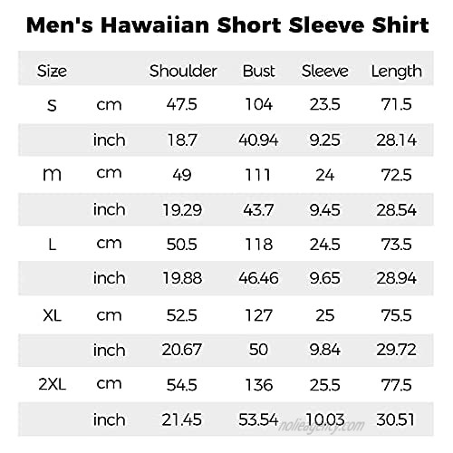 Toufguy Men's Hawaiian Shirt Printed Linen Cotton Short Sleeve Button Down Regular Fit Beach Shirts with Pockets
