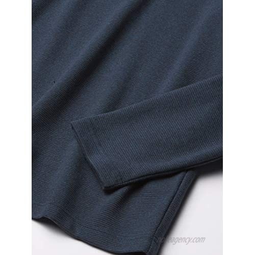 Van Heusen Men's Flex Long Sleeve 1/4 Zip Ottoman Solid Shirt