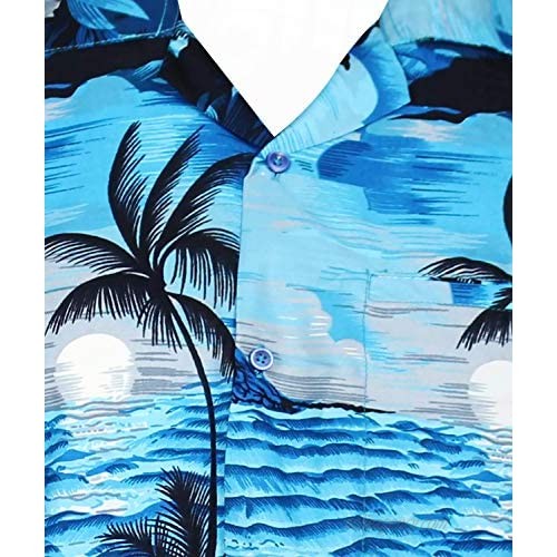 V.H.O. Funky Hawaiian Shirt Shortsleeve Surf Darkturquoise 4XL