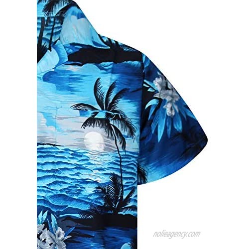 V.H.O. Funky Hawaiian Shirt Shortsleeve Surf Darkturquoise 4XL